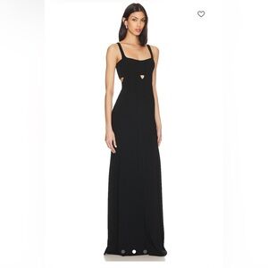 Cinq à Sept Black Liliane Gown